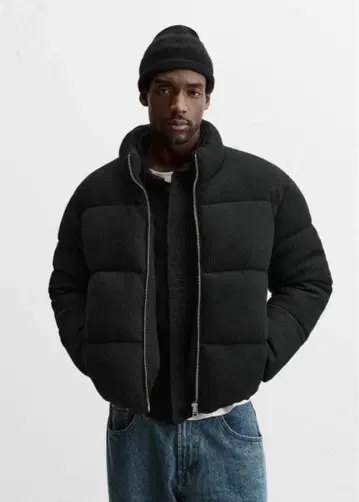 소프트 림 부착 퀼팅 자켓 S