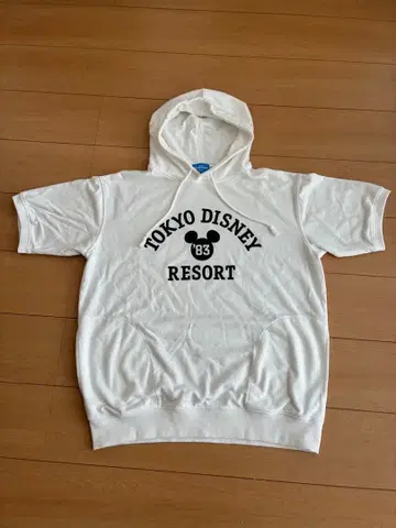 도쿄 디즈니 리조트 후드 부착 T셔츠 M 사이즈
