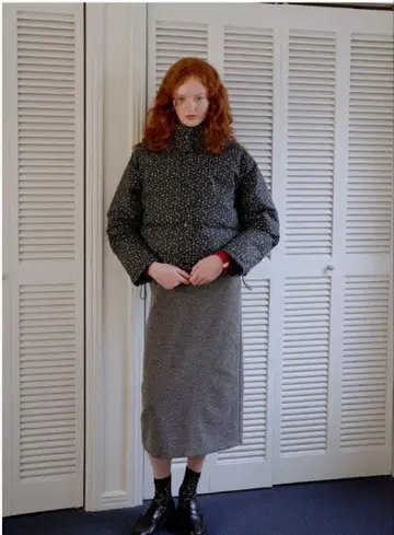 PoFF 쇼트 다운 재킷 / 부케 다운