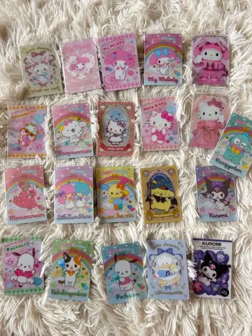 산리오 캐릭터 카드 21장 세트