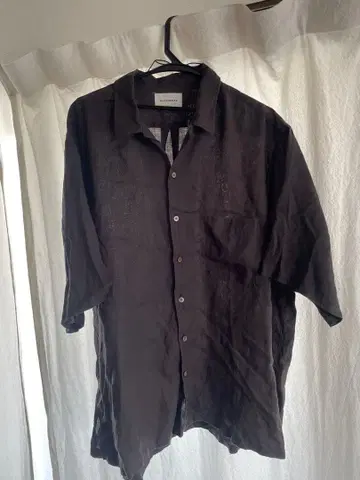 MARKAWARE 오픈 카라 셔츠 브라운