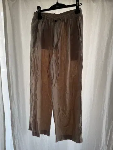 MARKAWARE 베이지 와이드 팬츠