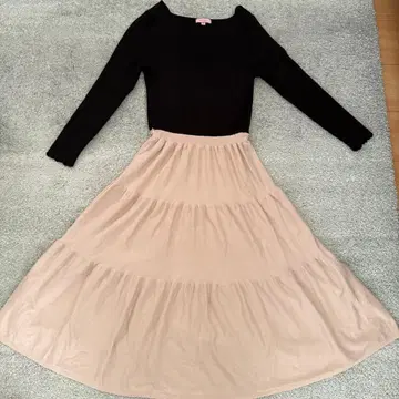 TOCCA 니트 플레어 원피스