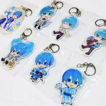 스토푸리 아크릴 키링 7개 세트 코론