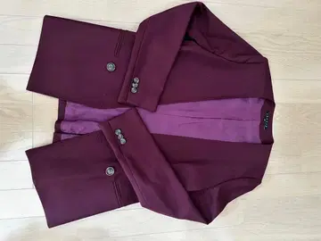 Theory 노카라 자켓 버건디 사이즈 2