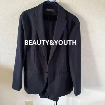 [ BEAUTY&YOUTH ] 뷰티앤유스 수트 네이비 L