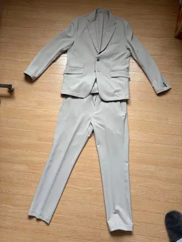 베이지 캐주얼 수트 셋업 L 사이즈