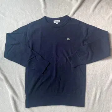 LACOSTE 네이비 맨투맨 US S