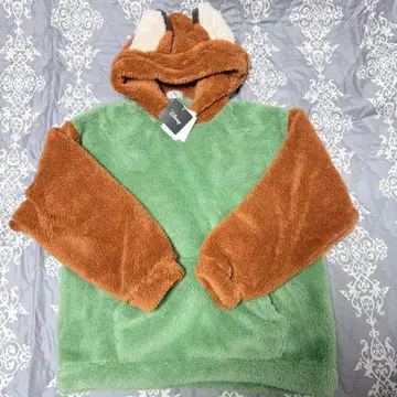 주토피아 닉 보송보송 보아 후드티