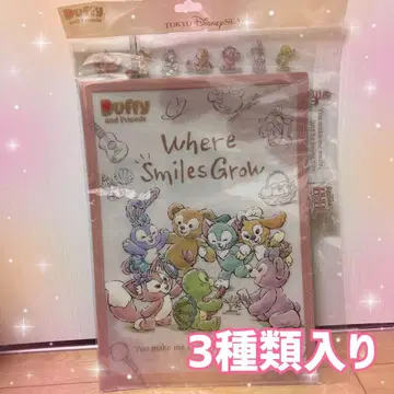 더피 & 프렌즈 디즈니씨 A4 클리어 홀더 클리어 파일 3매