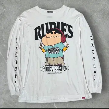 루디스 짱구는 못말려(크레용 신짱) 론T 이시하라 신야 착용 티셔츠