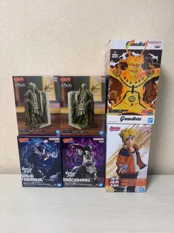 나루토 피규어 나루토 오로치마루 센쥬 하시라마 우치하 마다라 볼트 6개