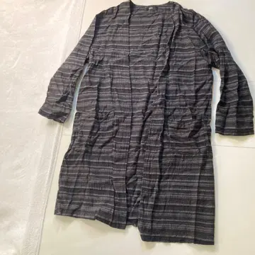 AZUL by moussy 스트라이프 패턴 긴팔 가디건