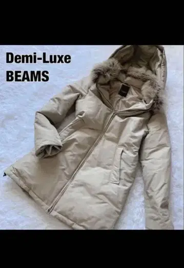 Demi-Luxe BEAMS 베이지 다운 자켓