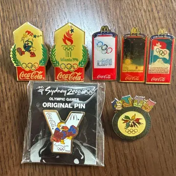 올림픽 관련 핀 배지 7개 세트