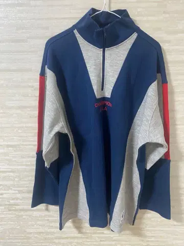 since1919 레어 Champion 트레이닝복 네이비/그레이/레드