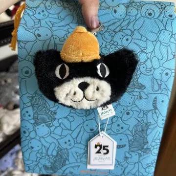 JELLYCAT 검은 고양이 키링