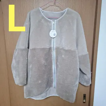 여성용 미사용 새상품 리버서블 프리 스코트 베이지