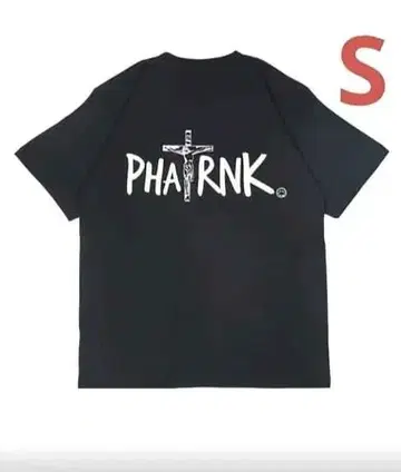 PHARNK 블랙 T셔츠 S 사이즈