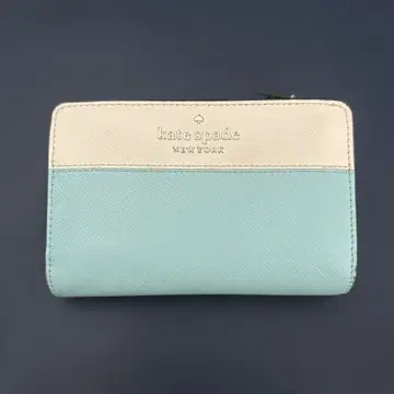 kate spade 이단 접이식 지갑 민트 그린