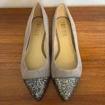 BILLY ELLA 스웨이드 그레이 스틸레토 하이힐