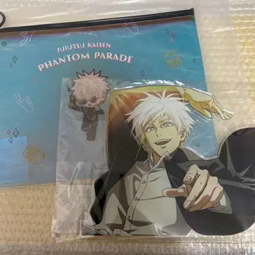 고죠 사토루 아크릴 스탠드 A상 팬파레 복권 오로라 파우치