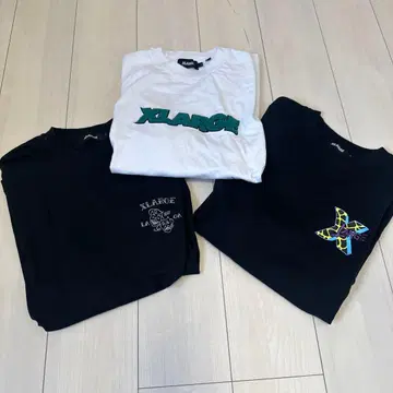 XLARGE T셔츠 3장 세트 묶음 판매