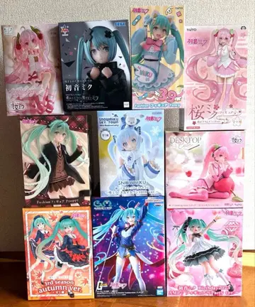하츠네 미쿠 피규어 묶음 판매 10점
