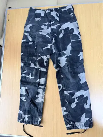 카모 패턴 카고 팬츠