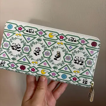 분코가와 팬더 디자인 장지갑 미사용 새상품