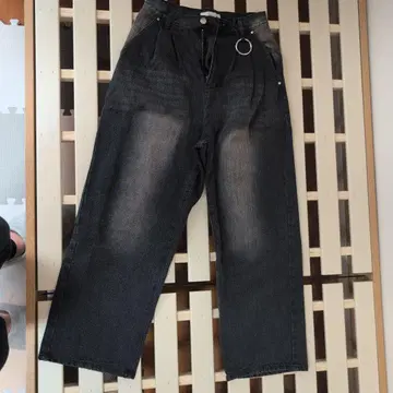 빈티지 메이크 와이드 테이퍼드 데님