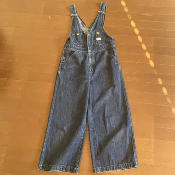 리 살로펫 다크 데님 와이드 레그