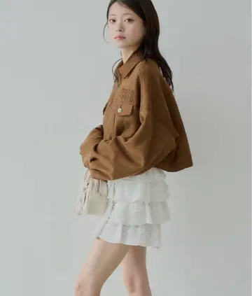 Chico 레이스 티어드 숏팬츠