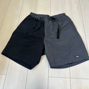 XLARGE 리버서블 숏팬츠 블랙/그레이