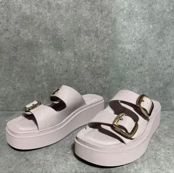 뛰어난 착용감 ABC SELECT 통굽 샌들 퍼플 L 쿠션성