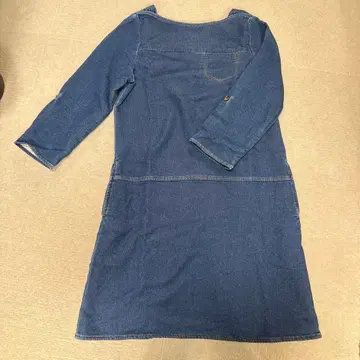 [ 새상품급 ] 데님 블루 7부 소매 튜닉