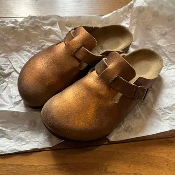 버켄스탁 36 보스턴 23 브라운 메탈릭