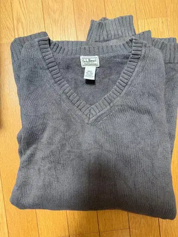 L.L.Bean 그레이 V넥 니트 XXL-TALL