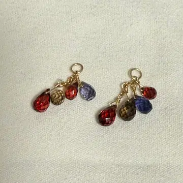 아가트 컬러 스톤 귀걸이 참