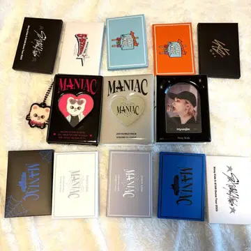 스키즈 트레이딩 카드 케이스 포토 카드 세트