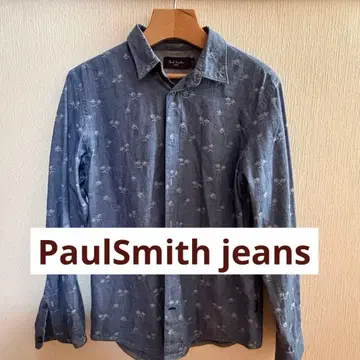Paul Smith Jeans 자수 데님 셔츠 S