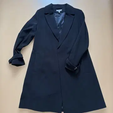 H&M 블랙 롱 코트