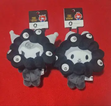 오사카 간사이 엑스포 산리오 블랙 미야쿠미야쿠 BC 카라비너 봉제 인형