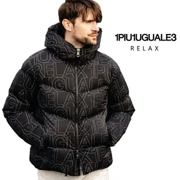 1PIU1UGUALE3 블랙 다운 자켓 M 사이즈