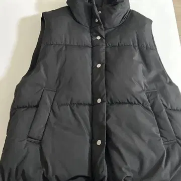 LEPSIM 블랙 다운 베스트 F 사이즈