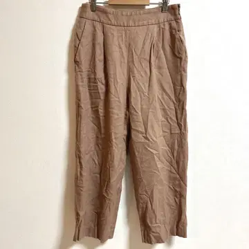 Ballsey 보르지 프론트 턱 와이드 실루엣 팬츠 린넨 마 혼방