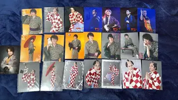 무대 샤바케 브로마이드 굿즈 후지와라 유키 병풍 엿보기