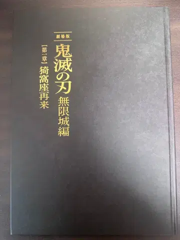 극장판 귀멸의 칼날 무한열차편 제1장 아카자 재래 팜플렛 최초 한정판
