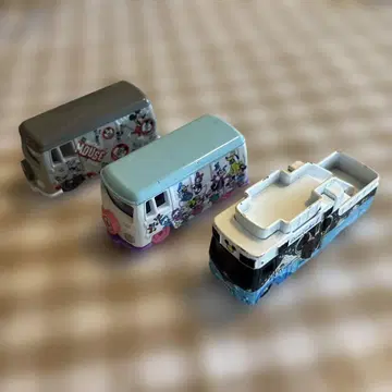 미키마우스 디자인 미니카 3대 세트