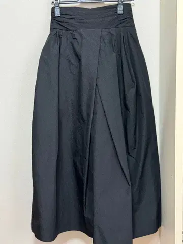 frayi.d 개더 자카드 스커트 BLK SIZE1